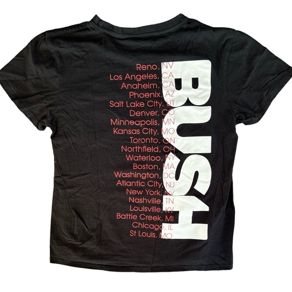 BUSH 2023 Tour T Shirt Tee T-Shirt SM Unisex Rock Alternative Gavin Rossdale 90s - Picture 3 of 8